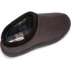 imageFruit of the Loom Mens Memory Foam Slippers  Microsuede Clogs  IndoorOutdoor Machine Washable Zapatillas CmodasGrey