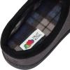 imageFruit of the Loom Mens Memory Foam Slippers  Microsuede Clogs  IndoorOutdoor Machine Washable Zapatillas CmodasGrey