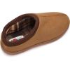 imageFruit of the Loom Mens Memory Foam Slippers  Microsuede Clogs  IndoorOutdoor Machine Washable Zapatillas CmodasTan