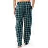 imageFruit of the Loom Mens Soft Flannel Pajama Lounge Sleep PantGreen Plaid