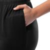 imageFruit of the Loom Womens 360 Stretch Ruffle Sleeve VNeck Tee and Capri Sleep Pajama SetBlack