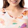 imageFruit of the Loom Womens 360 Stretch Ruffle Sleeve VNeck Tee and Capri Sleep Pajama SetPainters Palette