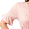 imageFruit of the Loom Womens 360 Stretch Ruffle Sleeve VNeck Tee and Capri Sleep Pajama SetWatercolor Hearts