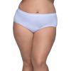 imageFruit of the Loom Womens Plus Size Fit for Me Seamless Brief Panty Assorted 5 PackPlus Size Brief  5 Pack  BlackWhiteBlue