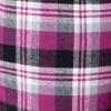 imageFruit of the Loom Womens Waffle VNeck Top and Flannel Pant Sleep SetBlackBerry Plaid