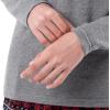 imageFruit of the Loom Womens Waffle VNeck Top and Flannel Pant Sleep SetGrey HeatherFair Isle Black