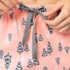 imageFruit of the Loom Womens Waffle VNeck Top and Flannel Pant Sleep SetHeather GreySnowy Trees