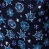 imageFruit of the Loom Womens Waffle VNeck Top and Flannel Pant Sleep SetMidnight BlueStarflake
