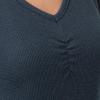 imageFruit of the Loom Womens Waffle VNeck Top and Flannel Pant Sleep SetMidnight BlueStarflake