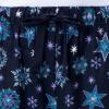 imageFruit of the Loom Womens Waffle VNeck Top and Flannel Pant Sleep SetMidnight BlueStarflake