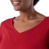 imageFruit of the Loom Womens Waffle VNeck Top and Flannel Pant Sleep SetRadiant RedBuffalo Check