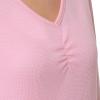 imageFruit of the Loom Womens Waffle VNeck Top and Flannel Pant Sleep SetSoft PinkCosmic Sky