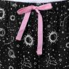 imageFruit of the Loom Womens Waffle VNeck Top and Flannel Pant Sleep SetSoft PinkCosmic Sky