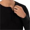 imageFruit of the Loom mens Recycled Waffle Thermal Underwear Henley TopBlack