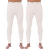 imageFruit of the Loom Mens Classic Midweight Waffle Thermal Underwear Bottoms 1 ampamp 2 PacksNaturalNatural 2pack