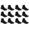 imageFruit of the Loom Mens Dual Defense Ankle Socks 12 PackBlack