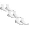imageFruit of the Loom Mens Essential 6 Pair Pack Casual Socks with Cushion and Arch Support White Gray Sole 6512