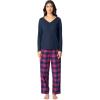 Navy/Pink Plaid