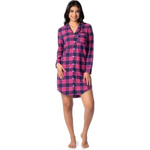 imageFruit of the Loom Womens Flannel Sleep ShirtMulti Plaid
