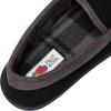 imageFruit of the Loom Memory Foam Slippers For Men  Microsuede Venetian  IndoorOutdor Plush Bedroom House Shoes ZapatillasBlack