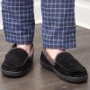 imageFruit of the Loom Memory Foam Slippers For Men  Microsuede Venetian  IndoorOutdor Plush Bedroom House Shoes ZapatillasBlack