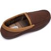 imageFruit of the Loom Memory Foam Slippers For Men  Microsuede Venetian  IndoorOutdor Plush Bedroom House Shoes ZapatillasBrown