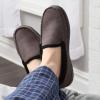 imageFruit of the Loom Memory Foam Slippers For Men  Microsuede Venetian  IndoorOutdor Plush Bedroom House Shoes ZapatillasGrey