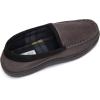 imageFruit of the Loom Memory Foam Slippers For Men  Microsuede Venetian  IndoorOutdor Plush Bedroom House Shoes ZapatillasGrey