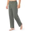 imageFruit of the Loom Mens Broadcloth Short Sleeve Top and Long Pants Pajama SetGreen