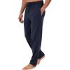 imageFruit of the Loom Mens Extended Sizes Jersey Knit Sleep Pajama Lounge Pant 1 ampamp 2 PacksBlackNavy 2pack