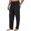 imageFruit of the Loom Mens Extended Sizes Jersey Knit Sleep Pajama Lounge Pant 1 ampamp 2 PacksBlackNavy 2pack