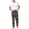 imageFruit of the Loom Mens Extended Sizes Jersey Knit Sleep Pajama Lounge Pant 1 ampamp 2 PacksCamo