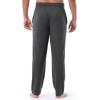 imageFruit of the Loom Mens Extended Sizes Jersey Knit Sleep Pajama Lounge Pant 1 ampamp 2 PacksCharcoal Heather