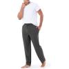 imageFruit of the Loom Mens Extended Sizes Jersey Knit Sleep Pajama Lounge Pant 1 ampamp 2 PacksCharcoal Heather