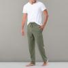 imageFruit of the Loom Mens Extended Sizes Jersey Knit Sleep Pajama Lounge Pant 1 ampamp 2 PacksDark Green