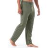 imageFruit of the Loom Mens Extended Sizes Jersey Knit Sleep Pajama Lounge Pant 1 ampamp 2 PacksDark Green