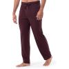 imageFruit of the Loom Mens Extended Sizes Jersey Knit Sleep Pajama Lounge Pant 1 ampamp 2 PacksDark Red