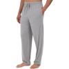 imageFruit of the Loom Mens Extended Sizes Jersey Knit Sleep Pajama Lounge Pant 1 ampamp 2 PacksLight Grey Heather