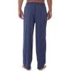imageFruit of the Loom Mens Extended Sizes Jersey Knit Sleep Pajama Lounge Pant 1 ampamp 2 PacksNavy Foulard