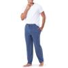 imageFruit of the Loom Mens Extended Sizes Jersey Knit Sleep Pajama Lounge Pant 1 ampamp 2 PacksNavy Heather