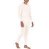 imageFruit of the Loom Mens Recycled Waffle Thermal Underwear Crew Top 1 and 2 PacksNatural