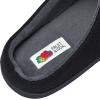 imageFruit of the Loom Mens Ribbed Jersey Clog Slippers  Memory Foam Sole  IndoorOutdoor Pantuflas Machine WashableBlack
