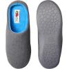 imageFruit of the Loom Mens Ribbed Jersey Clog Slippers  Memory Foam Sole  IndoorOutdoor Pantuflas Machine WashableGrey