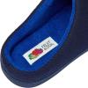 imageFruit of the Loom Mens Ribbed Jersey Clog Slippers  Memory Foam Sole  IndoorOutdoor Pantuflas Machine WashableNavy