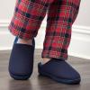 imageFruit of the Loom Mens Ribbed Jersey Clog Slippers  Memory Foam Sole  IndoorOutdoor Pantuflas Machine WashableNavy