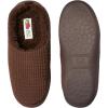 imageFruit of the Loom Mens Waffle Clog Slippers  Fleece Memory Foam Sole  IndoorOutdoor Pantuflas Machine WashableBrown