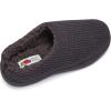 imageFruit of the Loom Mens Waffle Clog Slippers  Fleece Memory Foam Sole  IndoorOutdoor Pantuflas Machine WashableCharc
