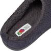imageFruit of the Loom Mens Waffle Clog Slippers  Fleece Memory Foam Sole  IndoorOutdoor Pantuflas Machine WashableCharc