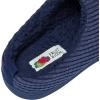 imageFruit of the Loom Mens Waffle Clog Slippers  Fleece Memory Foam Sole  IndoorOutdoor Pantuflas Machine WashableNavy