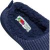 imageFruit of the Loom Mens Waffle Clog Slippers  Fleece Memory Foam Sole  IndoorOutdoor Pantuflas Machine WashableNavy